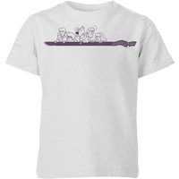 Scooby Doo Those Meddling Kids Retro Kids' T-Shirt - Grey - 5-6 Jahre von Original Hero