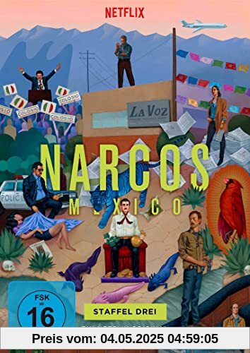 NARCOS: MEXICO - Staffel 3 [4 DVDs] von Scoot McNairy
