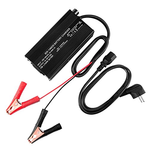 Scooter Corner LiFePO4 Batterie Ladegerät 14.6V 20A, Für 12v 100Ah Lifepo4 Akku Ladung,Krokodilklemmen Schnittstelle Ladegerät,Intelligentes Sechsfach Geschütztes Lifepo4 Lithium Ladegerät Scooter Corner LiFePO4 Batterie Ladegerät 14.6V 20A, Für 12v 100Ah Lifepo4 Akku Ladung,Krokodilklemmen Schnittstelle Ladegerät,Intelligentes Sechsfach Geschütztes Lifepo4 Lithium Ladegerät von Scooter Corner
