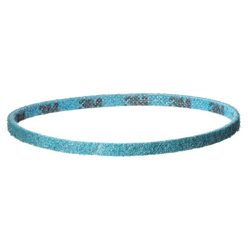 3M SC-BL Scotch Brite Schleifband Vliesband Rohrbandschleifer Schleifmaschine | Maße: 10 x 330 mm | Körnung: A-vfn very fine blau (280-320) | Lieferumfang: 5 Stück von Score Abrasives