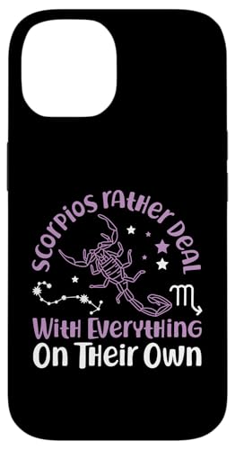 Skorpion Sternzeichen: Alles alleine Hülle für iPhone 14 Skorpion Sternzeichen: Alles alleine Hülle für iPhone 14 von Scorpio Zodiac Sign Designs For Women