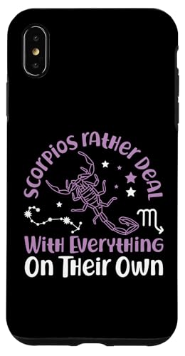 Skorpion Sternzeichen: Alles alleine Hülle für iPhone XS Max Skorpion Sternzeichen: Alles alleine Hülle für iPhone XS Max von Scorpio Zodiac Sign Designs For Women