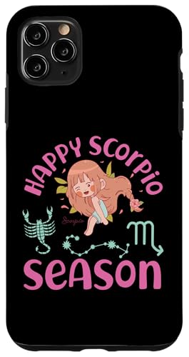 Skorpion Sternzeichen: Happy Scorpio Season Hülle für iPhone 11 Pro Max Skorpion Sternzeichen: Happy Scorpio Season Hülle für iPhone 11 Pro Max von Scorpio Zodiac Sign Designs For Women