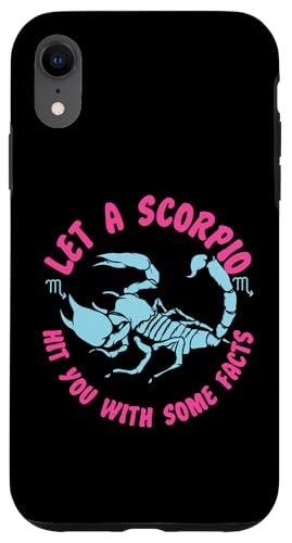 Skorpion Sternzeichen: Lassen Sie sich einen Skorpion mit einigen Fakten treffen Hülle für iPhone XR von Scorpio Zodiac Sign Designs For Women