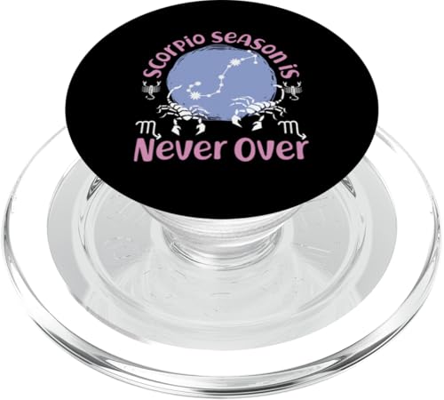 Skorpion Sternzeichen: Skorpion Season Is Never Over PopSockets PopGrip für MagSafe Skorpion Sternzeichen: Skorpion Season Is Never Over PopSockets PopGrip für MagSafe von Scorpio Zodiac Sign Designs For Women