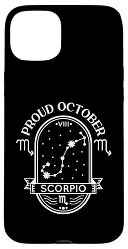 Skorpion Sternzeichen: Stolz Oktober Skorpion Hülle für iPhone 15 Plus von Scorpio Zodiac Sign Designs For Women