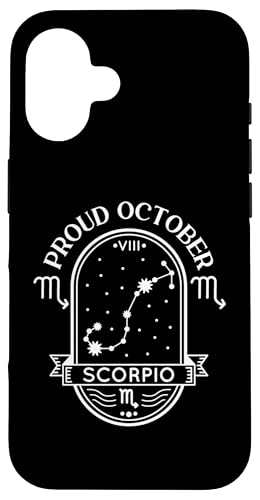 Skorpion Sternzeichen: Stolz Oktober Skorpion Hülle für iPhone 16 Skorpion Sternzeichen: Stolz Oktober Skorpion Hülle für iPhone 16 von Scorpio Zodiac Sign Designs For Women