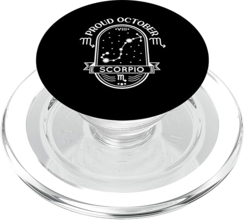 Skorpion Sternzeichen: Stolz Oktober Skorpion PopSockets PopGrip für MagSafe Skorpion Sternzeichen: Stolz Oktober Skorpion PopSockets PopGrip für MagSafe von Scorpio Zodiac Sign Designs For Women