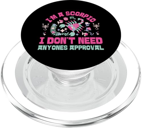 Skorpion Zodiac: I Don't Need Anyones Approval PopSockets PopGrip für MagSafe Skorpion Zodiac: I Don't Need Anyones Approval PopSockets PopGrip für MagSafe von Scorpio Zodiac Sign Designs For Women