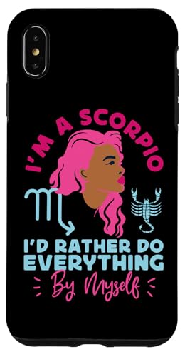 Skorpion Zodiac: I'd Rather Do Everything By Myself Hülle für iPhone XS Max Skorpion Zodiac: I'd Rather Do Everything By Myself Hülle für iPhone XS Max von Scorpio Zodiac Sign Designs For Women