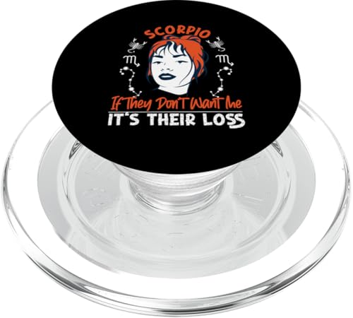 Skorpion Zodiac: If They Don't Want Me, It's Their Loss PopSockets PopGrip für MagSafe Skorpion Zodiac: If They Don't Want Me, It's Their Loss PopSockets PopGrip für MagSafe von Scorpio Zodiac Sign Designs For Women