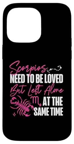 Skorpion Zodiac: Loved But Left Alone At The Same Time Time Hülle für iPhone 14 Pro Max Skorpion Zodiac: Loved But Left Alone At The Same Time Time Hülle für iPhone 14 Pro Max von Scorpio Zodiac Sign Designs For Women