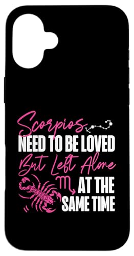 Skorpion Zodiac: Loved But Left Alone At The Same Time Time Hülle für iPhone 16 Plus Skorpion Zodiac: Loved But Left Alone At The Same Time Time Hülle für iPhone 16 Plus von Scorpio Zodiac Sign Designs For Women