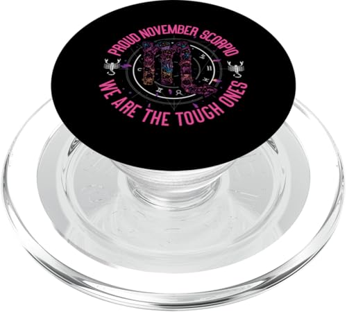 Skorpion Zodiac: Proud November Scorpio We Are The Tough Ones PopSockets PopGrip für MagSafe Skorpion Zodiac: Proud November Scorpio We Are The Tough Ones PopSockets PopGrip für MagSafe von Scorpio Zodiac Sign Designs For Women