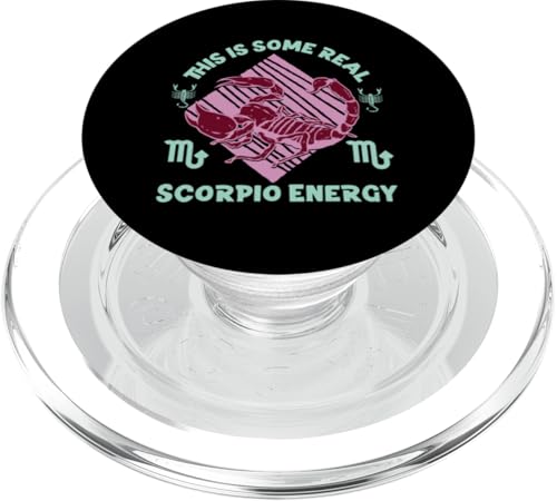 Skorpion Zodiac: This Is Some Real Scorpio Energy PopSockets PopGrip für MagSafe Skorpion Zodiac: This Is Some Real Scorpio Energy PopSockets PopGrip für MagSafe von Scorpio Zodiac Sign Designs For Women
