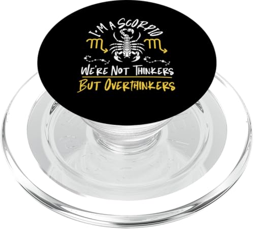Skorpion Zodiac: We're Not Thinkers, But Overthinkers PopSockets PopGrip für MagSafe Skorpion Zodiac: We're Not Thinkers, But Overthinkers PopSockets PopGrip für MagSafe von Scorpio Zodiac Sign Designs For Women