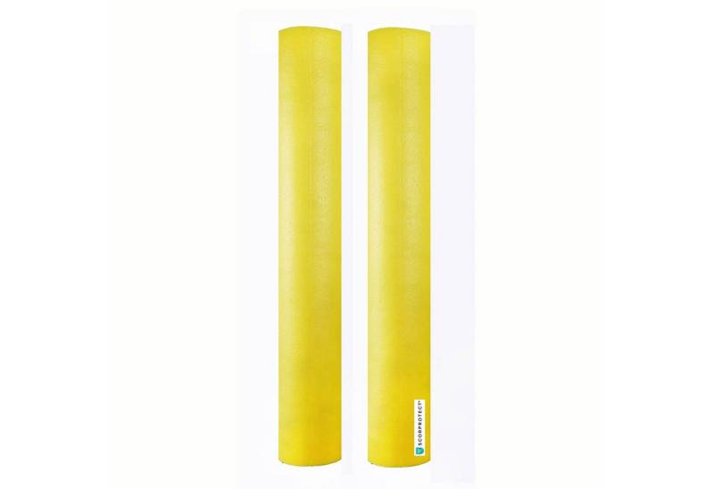 Scorprotect® Schutzfolie Türrahmen-Klemmschiene signalgelb 100 bis 250 mm (2x 1m Stücke) von Scorprotect®
