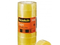 3M Scotch Klebefilm 508, transparent, 19 mm x 33 m Kerndurchmesser: 25 mm, von Hand reißbar (5081933) von Scotch