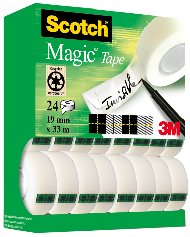 3M Scotch Klebefilm Magic 810, 19 mm x 33 m, 10+4 GRATIS von Scotch