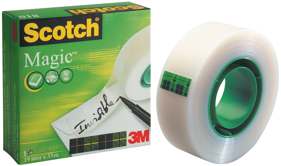 3M Scotch Klebefilm Magic 810, unsichtbar, 12 mm x 33 m von Scotch