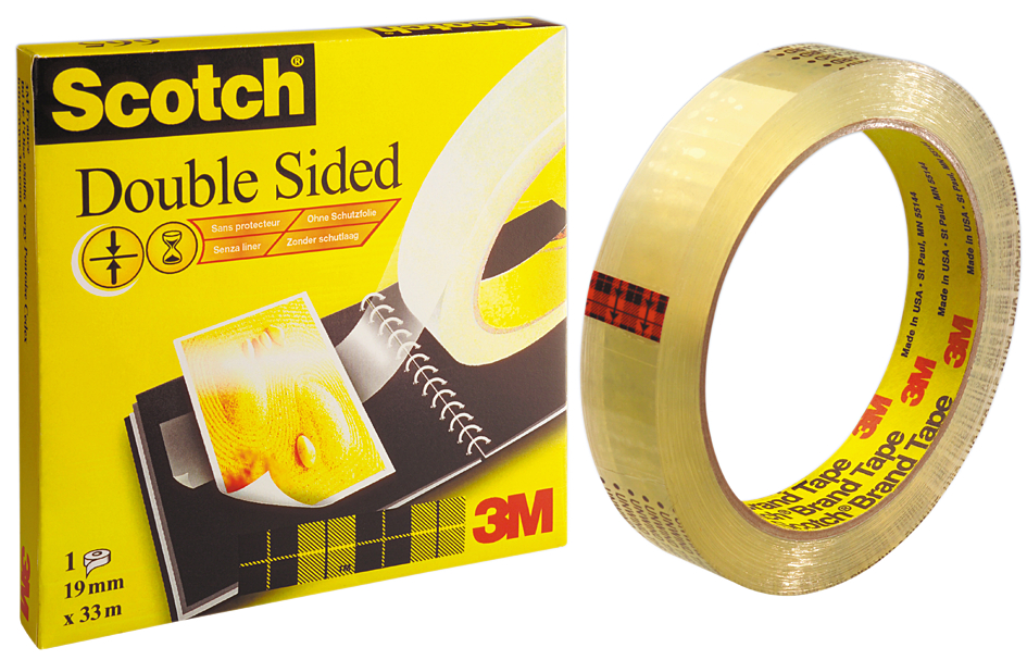 3M Scotch doppelseitiger Klebefilm 665, 12 mm x 22,8 m von Scotch