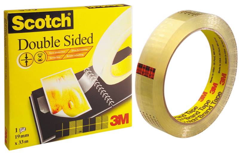 3M Scotch doppelseitiger Klebefilm 665, 12 mm x 32,9 m von Scotch