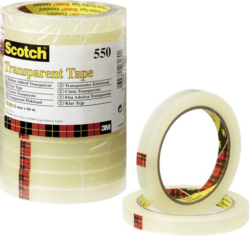 Scotch 5501266 5501266 Klebeband Scotch® 550 Transparent (L x B) 66m x 12mm 12St. von Scotch