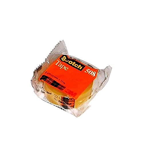 Scotch Brand 66260 Klebeband, Verpackung bonbon, 19 mm x 33 m, transparent Acryl von Scotch