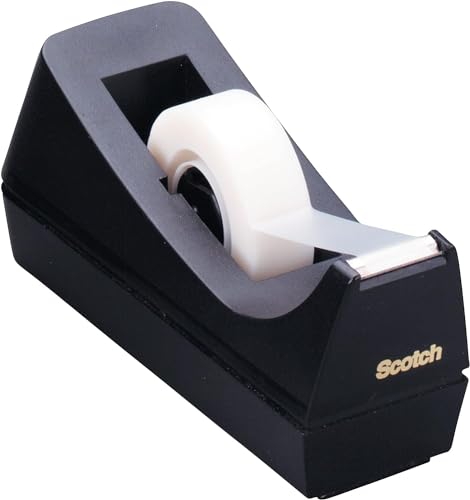 Scotch C38 Schreibtisch Klebebandabroller, schwarz von Scotch