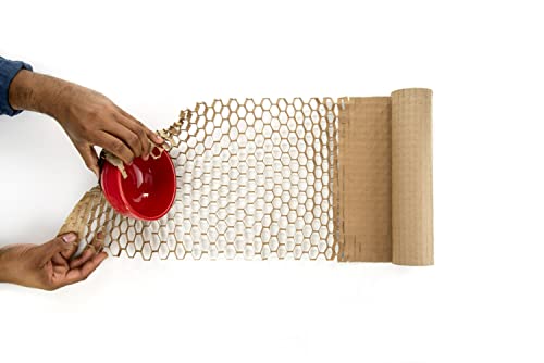Scotch Cushion Lock Schutzfolie, 30,5 cm x 9 m, nachhaltige Verpackungslösung zum Verpacken, Versand und Umzug, keine Schere oder Klebeband erforderlich, tolle Alternative zu Luftpolsterfolie von Scotch