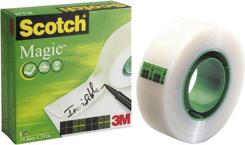 Scotch FT-5100-5249-9 M8101910 Klebeband Scotch® Magic™ 810 Transparent (L x B) 10m x 19mm von Scotch