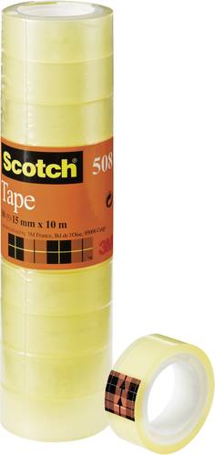 Scotch FT-5100-9661-1 5081510 Klebeband Transparent (L x B) 10m x 15mm 10St. von Scotch