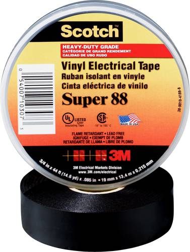 Scotch SUPER88-38X33 Isolierband Scotch® Schwarz (L x B) 33m x 38mm 1St. von Scotch