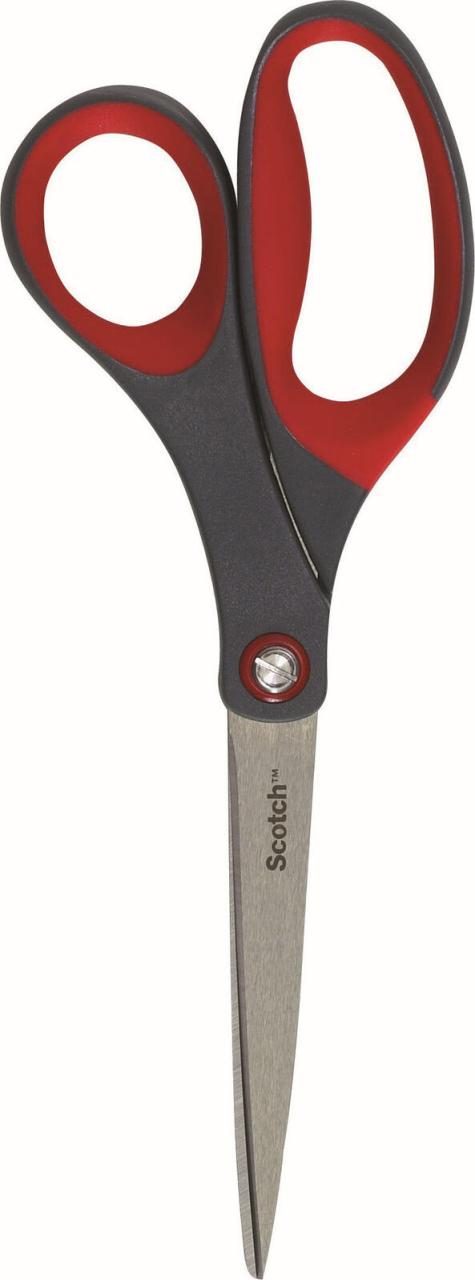 Scotch Scheren Scotch Precision Schere, 20 cm 20 cm grau-rot von Scotch