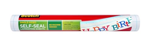 Scotch Selbstklebende Laminierfolien, einseitig, 40,6 cm x 3 m Rolle (LS854SS-ROLL) von Scotch