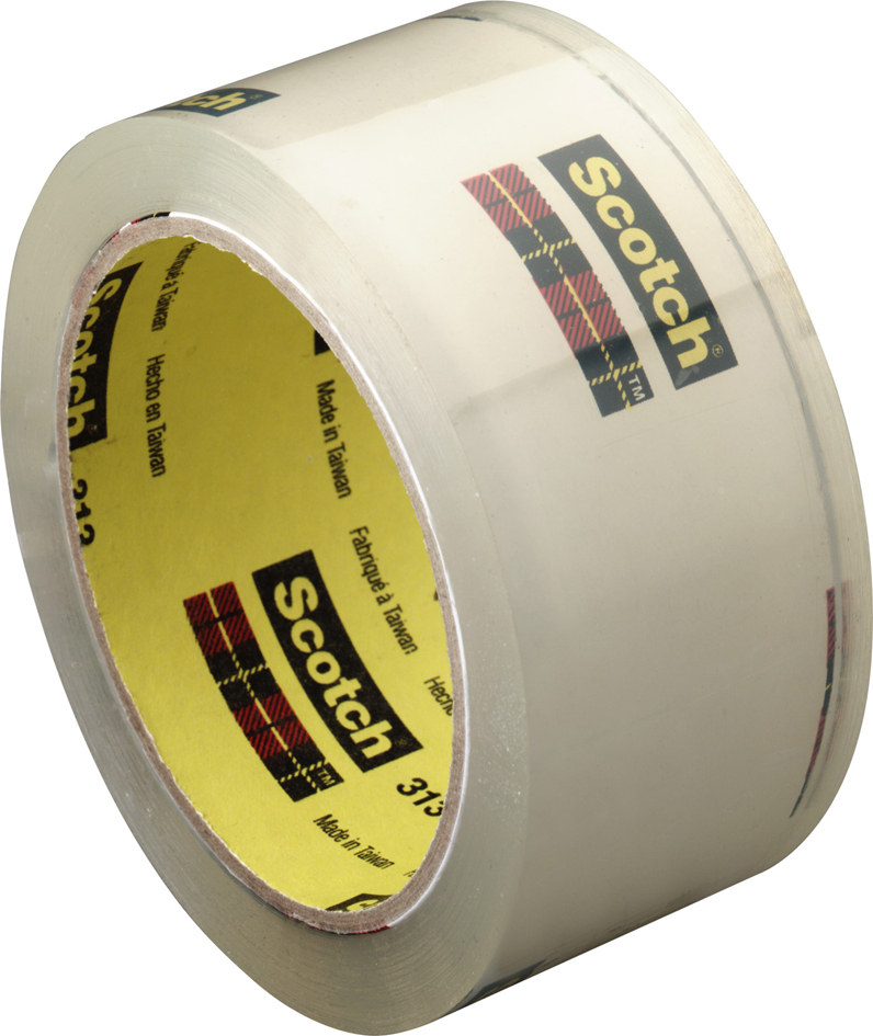 Scotch Verpackungsklebeband 313, transparent, 50 mm x 66 m von Scotch