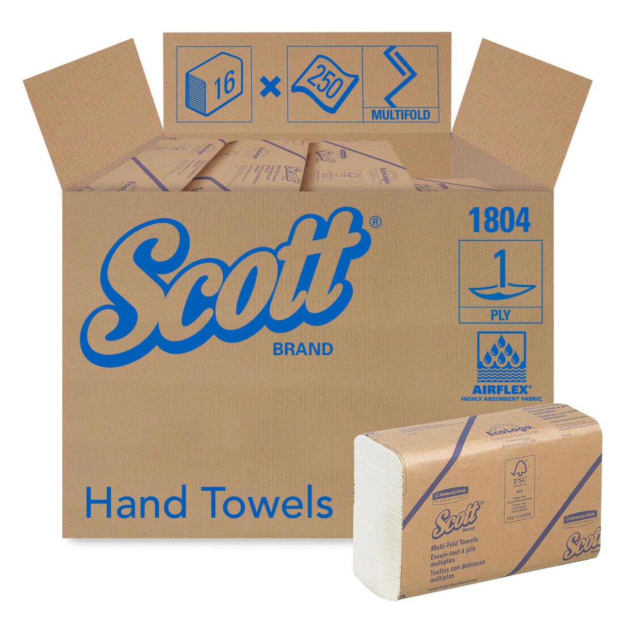 Scott® Papierhandtücher 1-lagig von Scott®