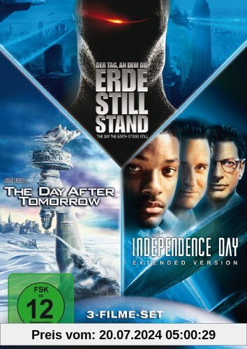Der Tag, an dem die Erde stillstand / Independence Day, Ext. / The Day After Tomorrow (3 Discs von Scott Derrickson