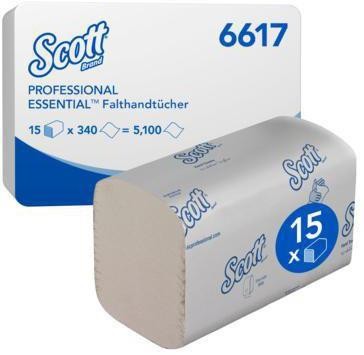 Scott Papierhandtuch Essential 6617 Interfold 1lg 21x20cm 15x340Bl. 446228001 Scott Papierhandtuch Essential 6617 Interfold 1lg 21x20cm 15x340Bl. 446228001 von Scott
