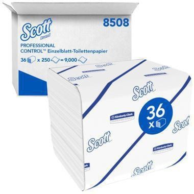 Scott Toilettenpapier 8508 2lagig 18,6x11,7cm ws 36x220 Bl./Pack. 446014001 von Scott