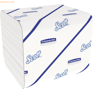 Scott Toilettenpapier 8509 2-lagig 12,5x18,6cm weiß 7.920 Blatt von Scott