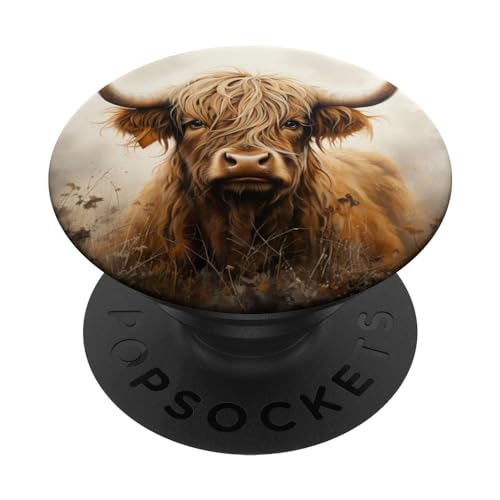 Schottische Hochlandrinder PopSockets Klebender PopGrip Schottische Hochlandrinder PopSockets Klebender PopGrip von Scottish Highland Cattle Gifts for Cow Lovers