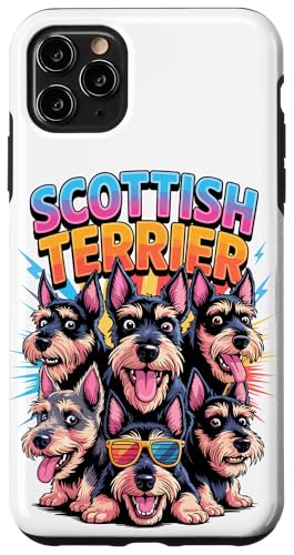 90s Vintage Scottish Terrier Scottie Terriers Hülle für iPhone 11 Pro Max von Scottish Terrier Dog Lover Gifts