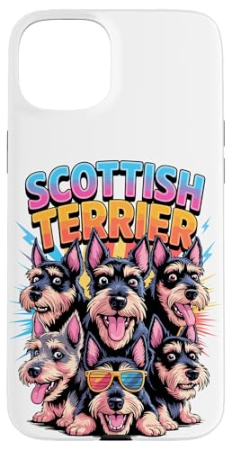 90s Vintage Scottish Terrier Scottie Terriers Hülle für iPhone 15 Plus 90s Vintage Scottish Terrier Scottie Terriers Hülle für iPhone 15 Plus von Scottish Terrier Dog Lover Gifts