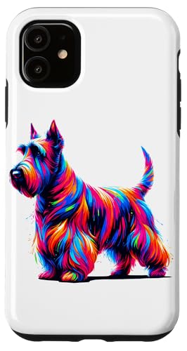 Paint Art Scottish Terrier Scottie Terriers Hülle für iPhone 11 von Scottish Terrier Dog Lover Gifts