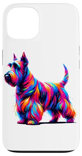 Paint Art Scottish Terrier Scottie Terriers Hülle für iPhone 13 von Scottish Terrier Dog Lover Gifts