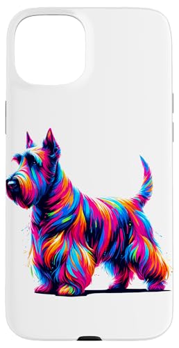 Paint Art Scottish Terrier Scottie Terriers Hülle für iPhone 15 Plus von Scottish Terrier Dog Lover Gifts