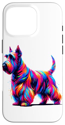 Paint Art Scottish Terrier Scottie Terriers Hülle für iPhone 16 Pro von Scottish Terrier Dog Lover Gifts