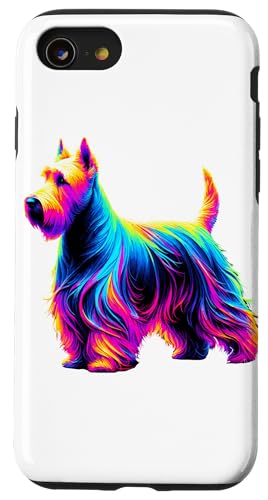 Paint Art Scottish Terrier Scottie Terriers Hülle für iPhone SE (2020) / 7 / 8 von Scottish Terrier Dog Lover Gifts
