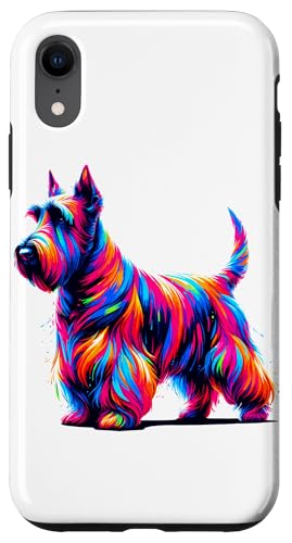 Paint Art Scottish Terrier Scottie Terriers Hülle für iPhone XR von Scottish Terrier Dog Lover Gifts